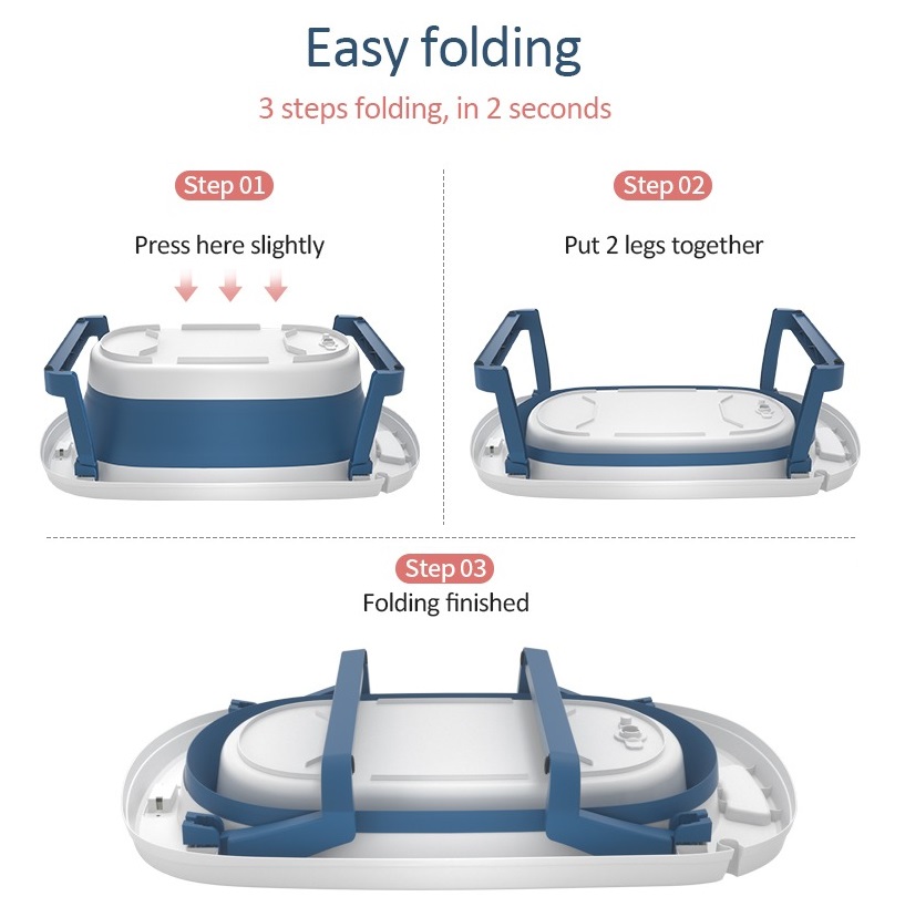 Foldable soft Bathtub with soft material and comfortable Pillow