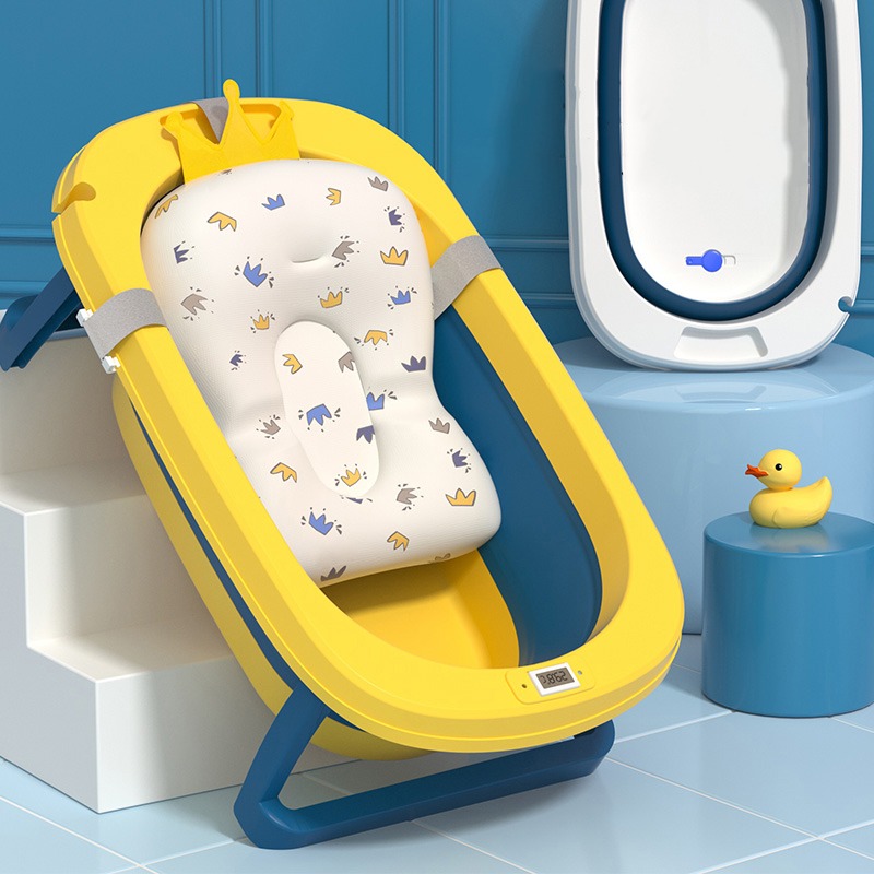 Foldable soft Bathtub with soft material and comfortable Pillow