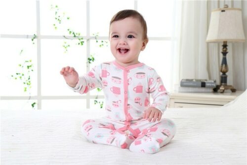 Spring Autumn Winter Baby Footie Romper Newborn Clothing