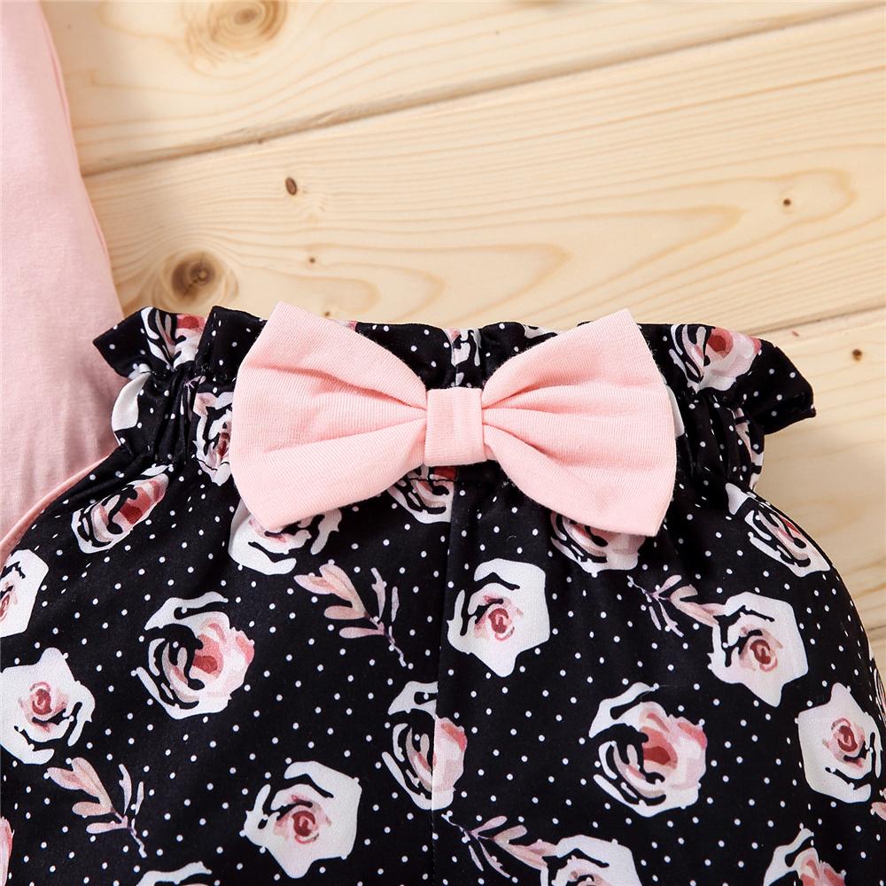 Baby Floral Daddys Girl Mommys World Clothing Set and Headband