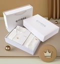 Gift Box Set Male and Female Baby Full Moon Gift Box and Bear Toy Included