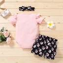 Baby Floral Daddys Girl Mommys World Clothing Set and Headband