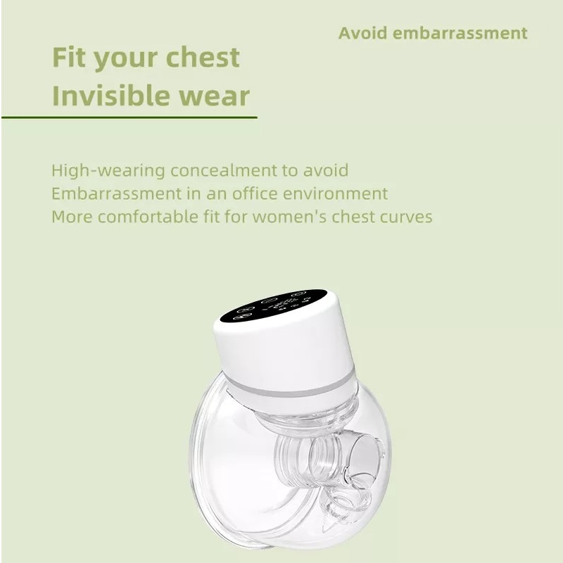 The Ultimate Hands-Free Breastfeeding Solution: Portable and Customizable Wearable Breast Pump