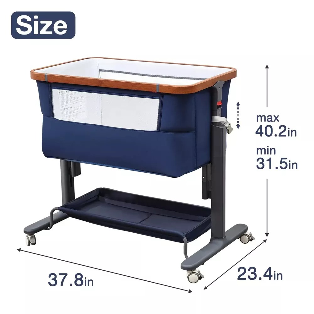 The Best Portable Bedside Bassinet: Newborn Co-Sleeper and Baby Sleeping Crib with Storage