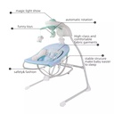 Soft Electric Musical Vibrating Bouncer, Swing, and Rocking Chair with Rotating Light Toys: The Ideal Baby Entertainment Center