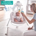 Soft Electric Musical Vibrating Bouncer, Swing, and Rocking Chair with Rotating Light Toys: The Ideal Baby Entertainment Center