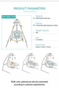 Soft Electric Musical Vibrating Bouncer, Swing, and Rocking Chair with Rotating Light Toys: The Ideal Baby Entertainment Center