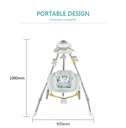 Soft Electric Musical Vibrating Bouncer, Swing, and Rocking Chair with Rotating Light Toys: The Ideal Baby Entertainment Center