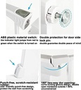 Baybee Auto Close Baby Safety Gate Size 75 -85cm , Extra Tall and Wide Baby Child Gate, Easy Walk Thru Pet Dog Gate for House, Doorway  Staircases |