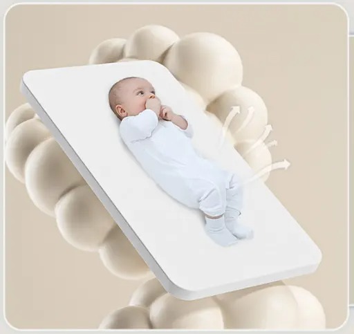 Adjustable Baby Bassinet for Newborns and Nursing Mothers with Anti-Reflux Tilt and Cradle Mode
