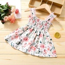 Summer Girls Dress Fashion Sleeveless Backless Kids Dresses Toddler Girl Birthday Party Princess Dress Sweet Children Clothing