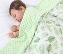 baby life Fleece swaddle blanket 110x155cm
