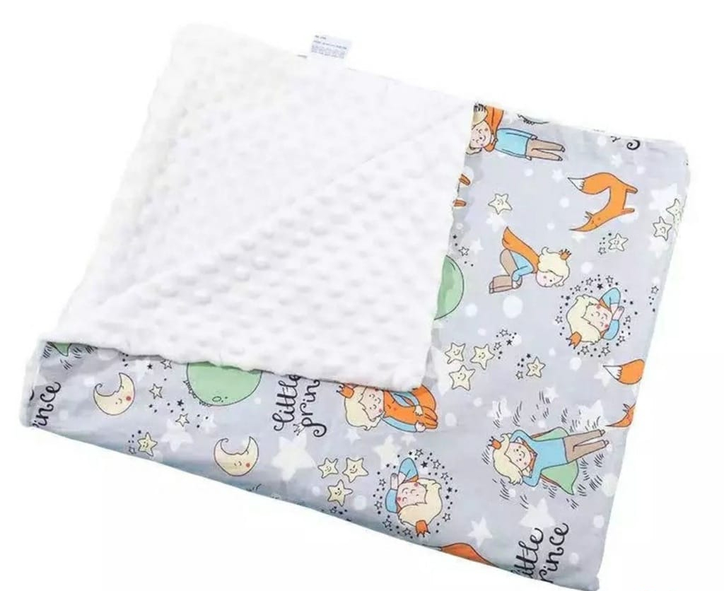 baby life Fleece swaddle blanket 110x155cm