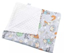 baby life Fleece swaddle blanket 110x155cm