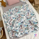 baby life Fleece swaddle blanket 110x155cm
