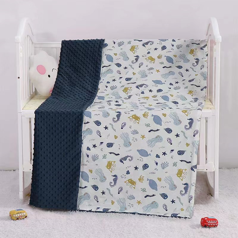 baby life Fleece swaddle blanket 80x100cm