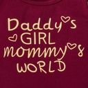 Daddys Girl Mommys World Autumn Winter Baby Girl Clothes Set 3pcs Leopard HeadbandLong Sleeve Tshirt Pants Newborn Clothes
