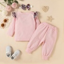 Daddys Girl Mommys World Autumn Winter Baby Girl Clothes Set 3pcs Leopard HeadbandLong Sleeve Tshirt Pants Newborn Clothes