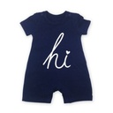 Summer Newborn Popular Short Sleeve Cotton Baby Romper Clothes cloud