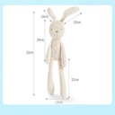 Soft cloth teddy rabbit with long legs and arms - GREY COLOR