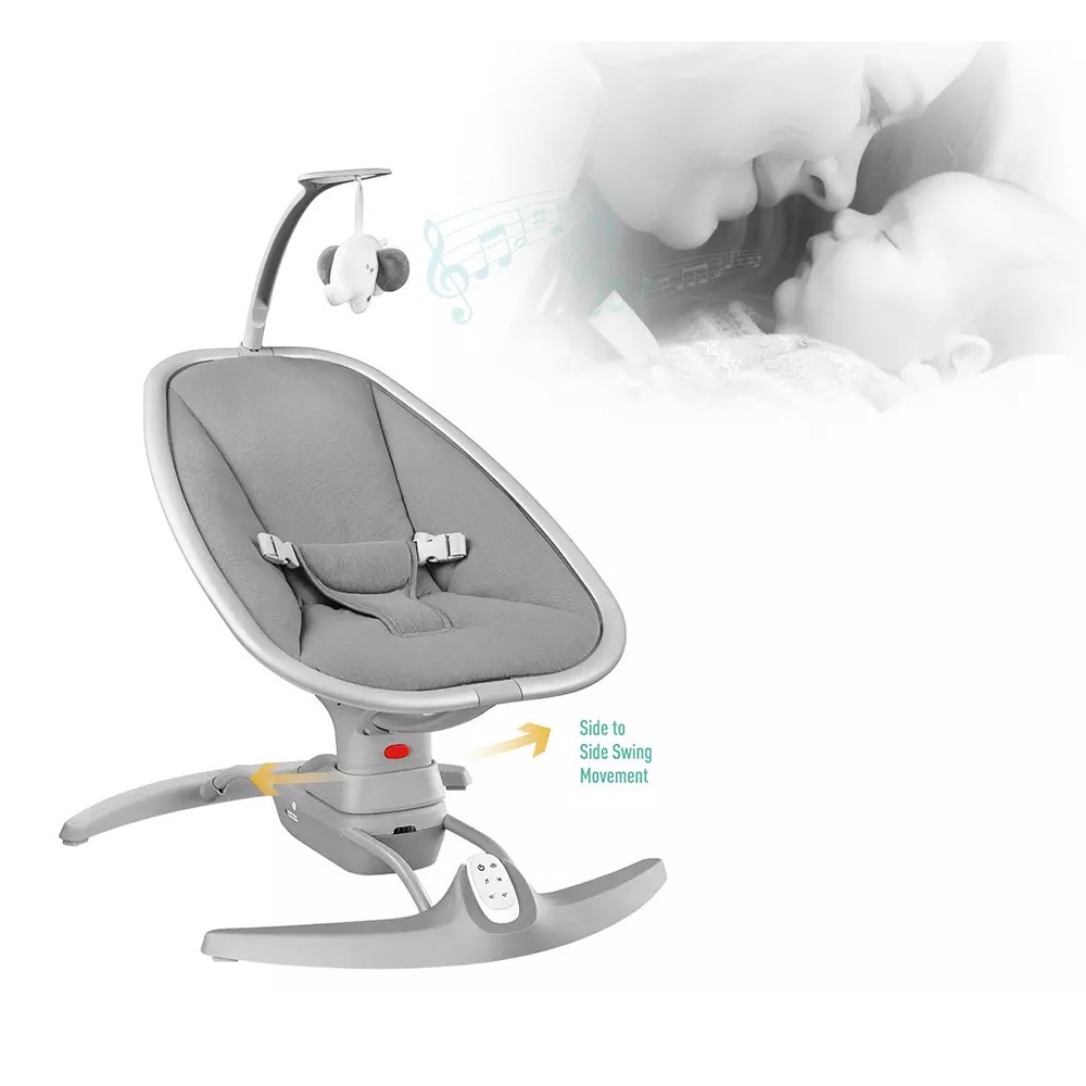 Baby Skylar Baby Swing from Babylife a Bamboo Swinger with Versatile Features for Your Baby Comfort and Safety