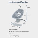 Baby Skylar Baby Swing from Babylife a Bamboo Swinger with Versatile Features for Your Baby Comfort and Safety