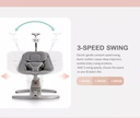 Baby Skylar Baby Swing from Babylife a Bamboo Swinger with Versatile Features for Your Baby Comfort and Safety