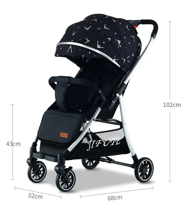 Reversible Handle Travel System Luxury Lightweight Baby Stroller