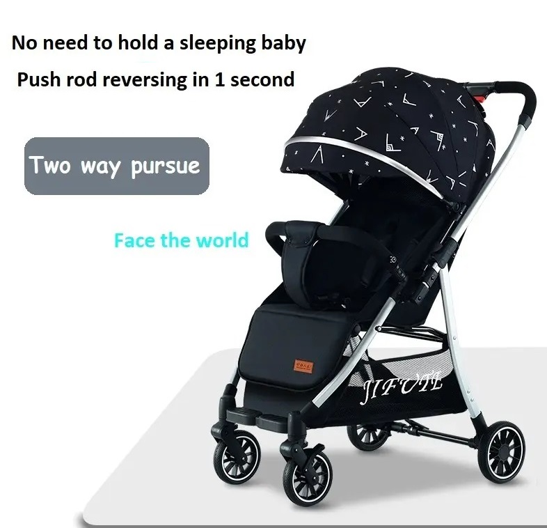 Reversible Handle Travel System Luxury Lightweight Baby Stroller