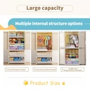 Baby life Plastic Cabinet Drawers Storage