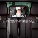 Baby Car Mirror  Shatter Proof Acrylic Baby Mirror for Car FOR Rearview Baby Mirror Easily to Observe The Babys Every Move  Safety and 360D