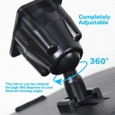 Baby Car Mirror  Shatter Proof Acrylic Baby Mirror for Car FOR Rearview Baby Mirror Easily to Observe The Babys Every Move  Safety and 360D