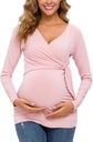 Maternitys Long Sleeve Shirts Pregnant Women