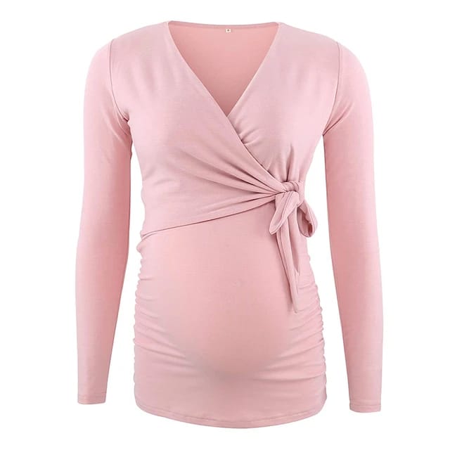 Maternitys Long Sleeve Shirts Pregnant Women