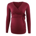 Maternitys Long Sleeve Shirts Pregnant Women
