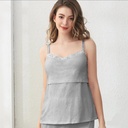 Maternity Breastfeeding Shirt Double Layer Soft