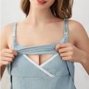 Maternity Breastfeeding Shirt Double Layer Soft