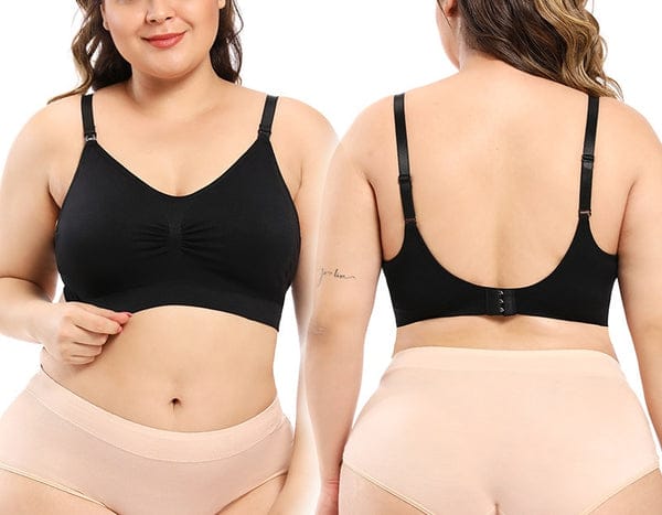 Plus Size Cotton Maternity Breast Feeding Sport Bra