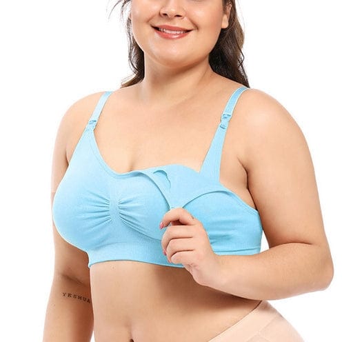 Plus Size Cotton Maternity Breast Feeding Sport Bra