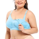 Plus Size Cotton Maternity Breast Feeding Sport Bra