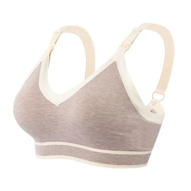 Breastfeeding bra suitable for breast pump use