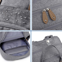 Baby Nappy Multifunction Changing Bag with External USB port -Black color