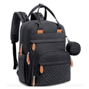 Baby Nappy Multifunction Changing Bag with External USB port -Black color