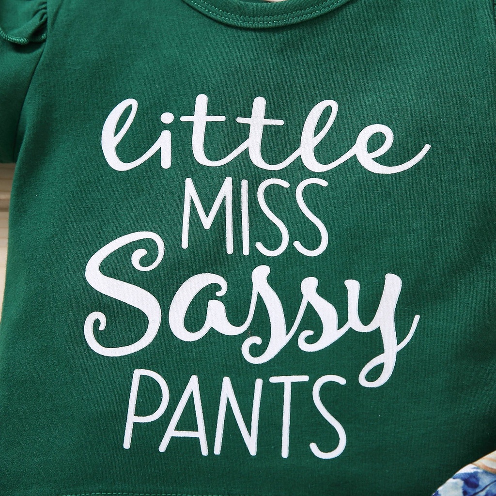 Baby Girl Little Miss Sassy Pants Set Outfit