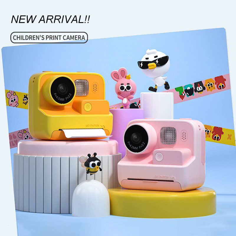 Camera with Printer and Selfie