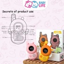 Walkie Talkie with Visible Speaker in the front