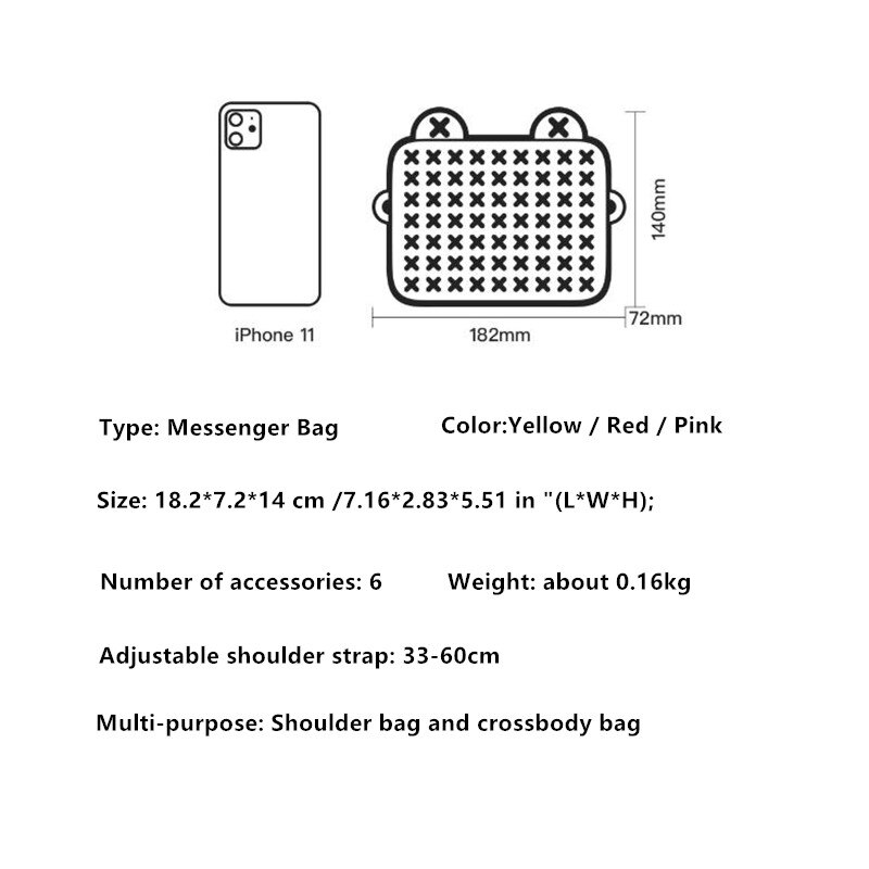 Children Trendy Crossbody storage Bag