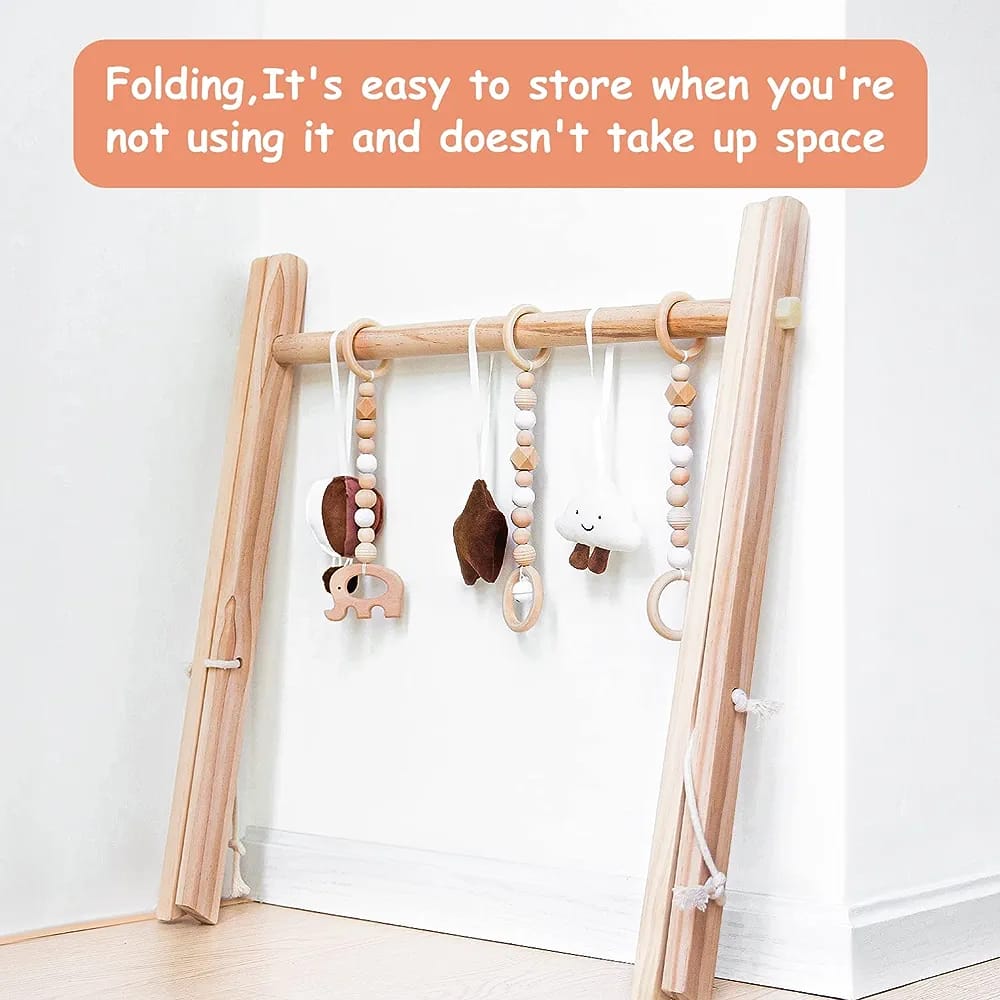 Wooden Baby Play Gym