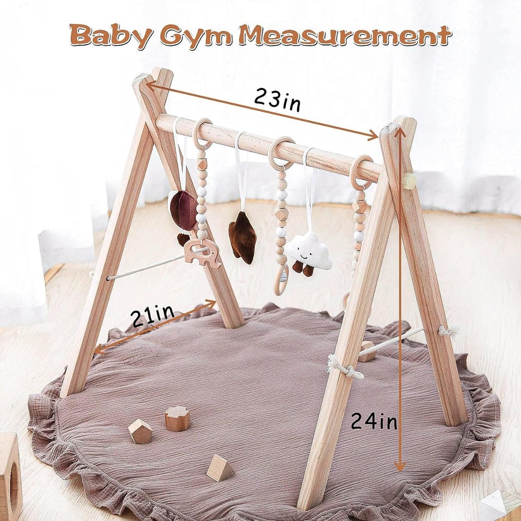 Wooden Baby Play Gym