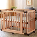 6-in-1 Baby Wooden Cot Crib